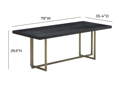 Mason 79" Wide Dining Table