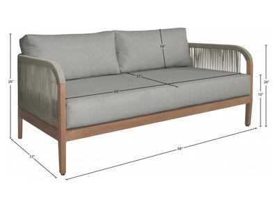 Maui 68" Wide Patio Loveseat