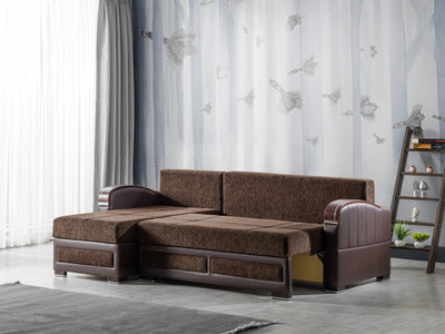 Maya 96" Wide Convertible Sectional