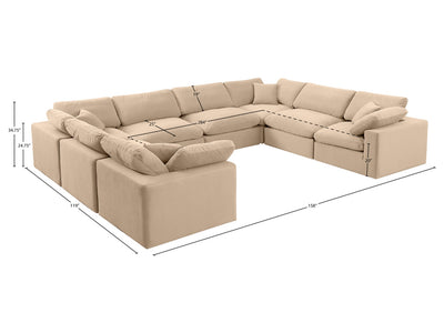 Comfy Meri 158" Wide U Sectional