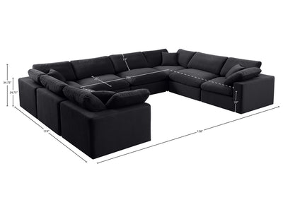 Comfy Meri 158" Wide U Sectional