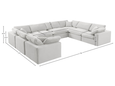 Comfy Meri 158" Wide U Sectional