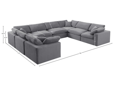 Comfy Meri 158" Wide U Sectional