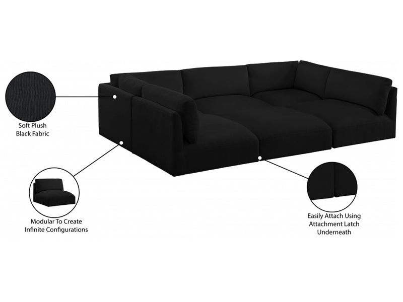 Ease 114" Wide Modular Sectional