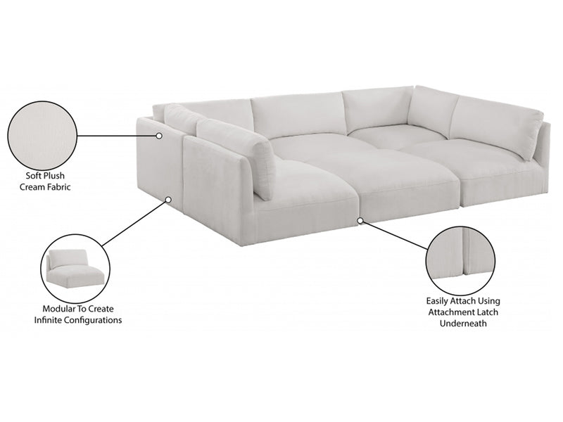 Ease 114" Wide Modular Sectional