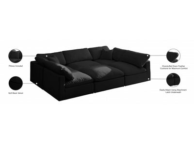 Plush Meri 105" Wide Modular Sectional