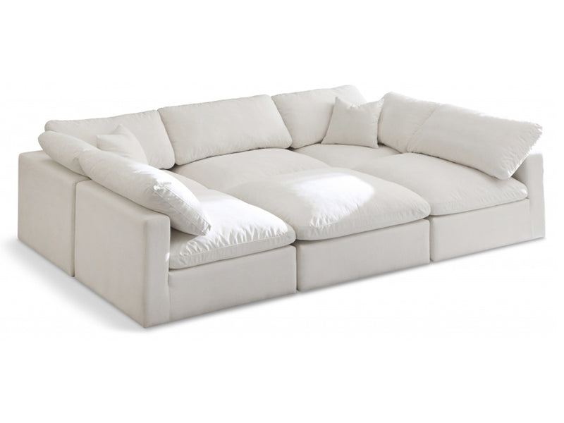 Plush Meri 105" Wide Modular Sectional