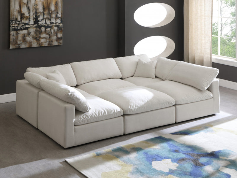 Plush Meri 105" Wide Modular Sectional