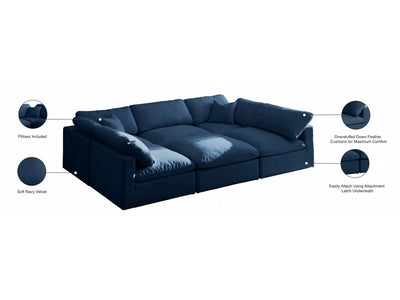 Plush Meri 105" Wide Modular Sectional