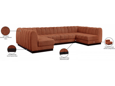 Quinn 133" Wide U Sectional