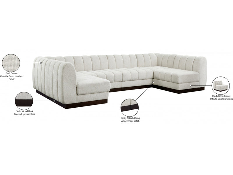 Quinn 133" Wide U Sectional