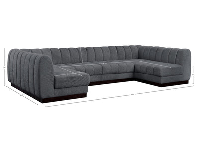 Quinn 133" Wide U Sectional