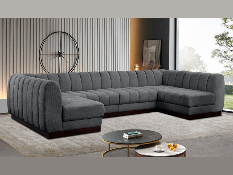 Quinn 133" Wide U Sectional