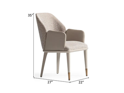 Milanom 22" Wide Dining Armchair