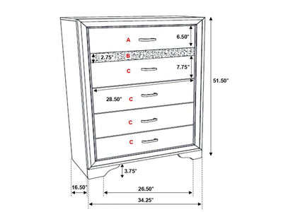 Miranda 34.2" Wide Chest