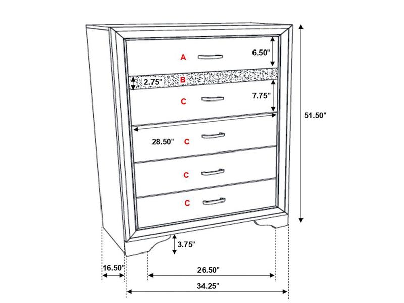 Miranda 34.2" Wide Chest