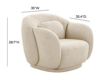 Misty 35" Wide Boucle Armchair