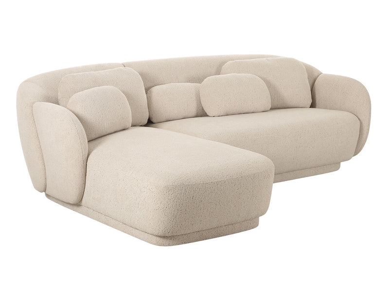 Misty 90.4" Wide Boucle Sectional