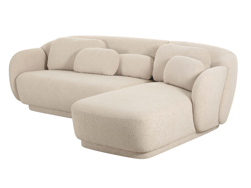 Misty 90.4" Wide Boucle Sectional