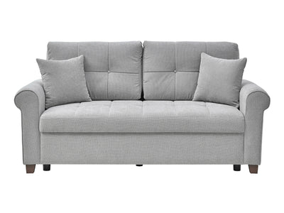 Mocca Convertible Loveseat