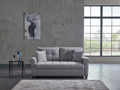 Mocca Convertible Loveseat