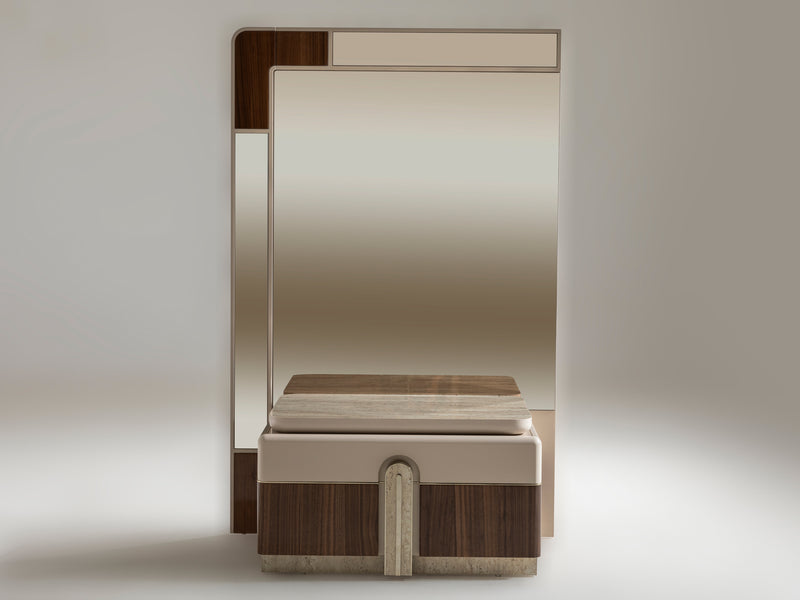 Modena Mazzi Nightstand With Mirror