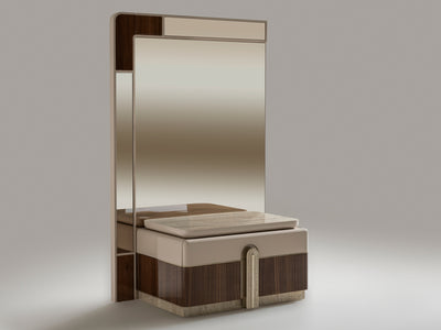 Modena Mazzi Nightstand With Mirror