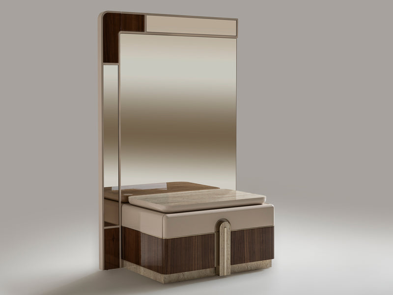 Modena Mazzi Nightstand With Mirror