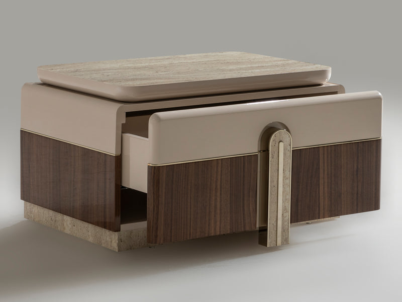 Modena Mazzi Nightstand With Mirror