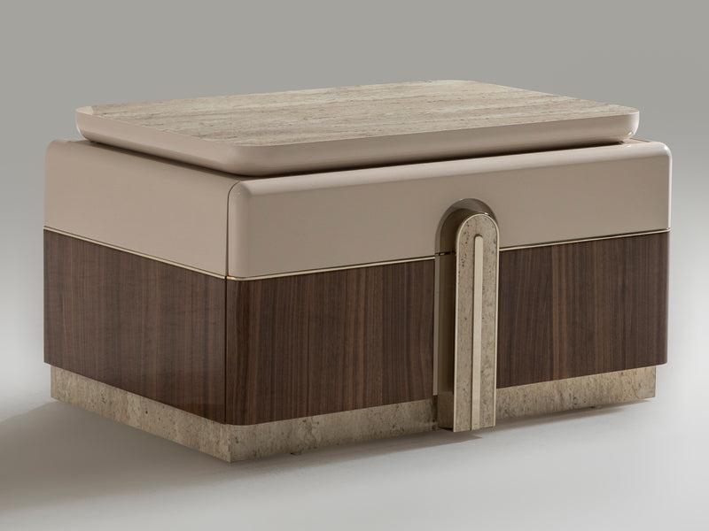Modena Mazzi Nightstand With Mirror