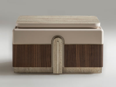 Modena Mazzi Nightstand With Mirror