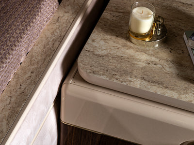 Modena Mazzi Nightstand With Mirror