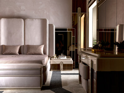 Modena Mazzi Nightstand With Mirror