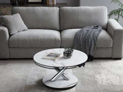 Moon Modern 48" Wide Coffee Table