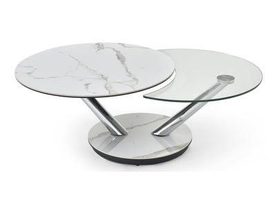 Moon Modern 48" Wide Coffee Table