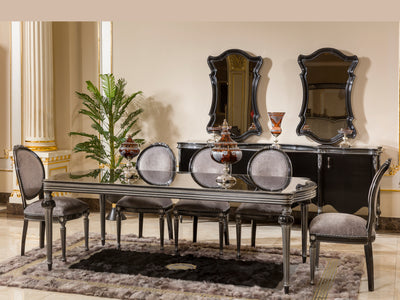 Huma MyL Traditional 6 Person Dining Room Set
