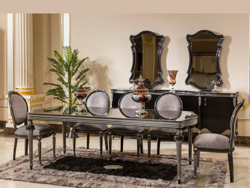 Huma MyL Traditional 6 Person Dining Room Set