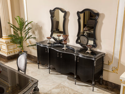 Huma MyL Traditional 6 Person Dining Room Set