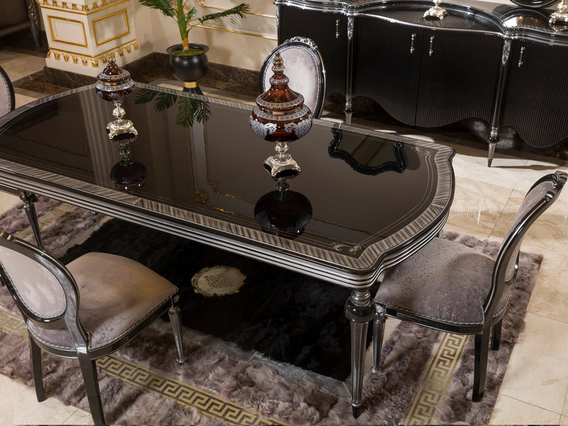 Huma MyL Traditional 6 Person Dining Room Set