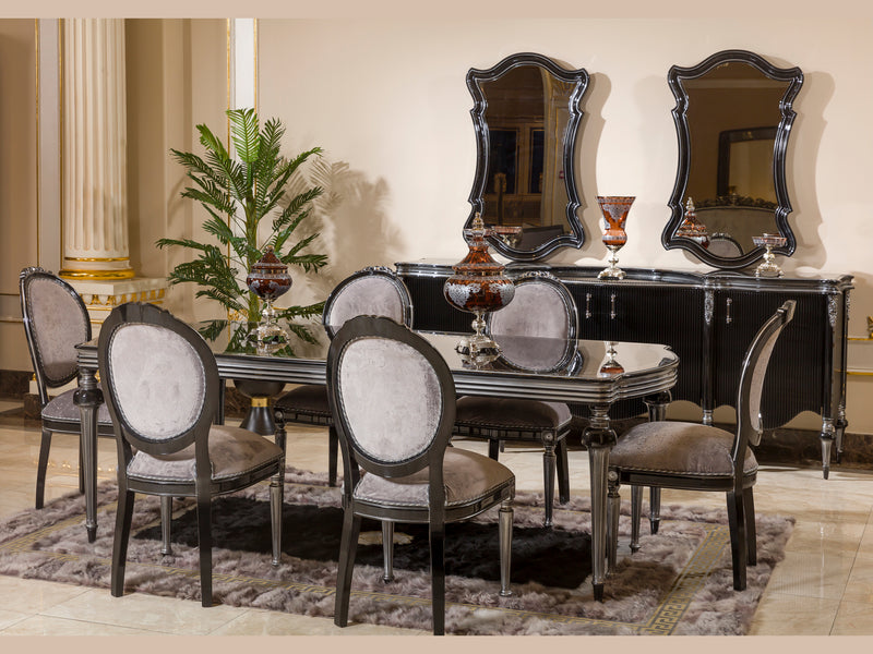 Huma MyL Traditional 6 Person Dining Room Set