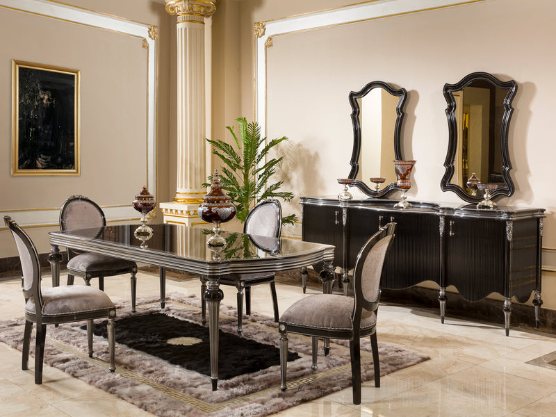 Huma MyL Traditional 6 Person Dining Room Set