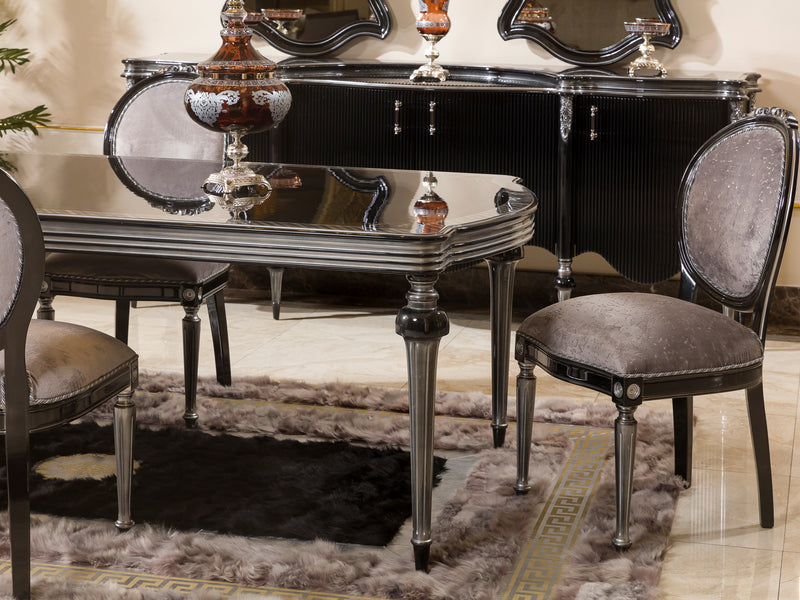 Huma MyL Traditional 6 Person Dining Room Set