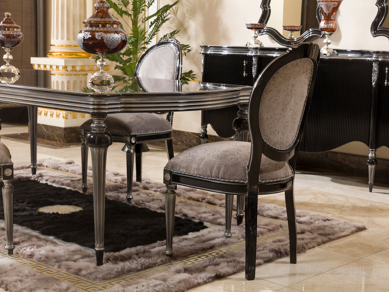 Huma MyL Traditional 6 Person Dining Room Set