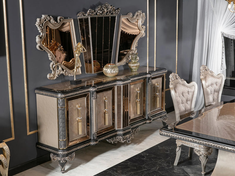 Inci MyL Traditional 6 Person Dining Room Set