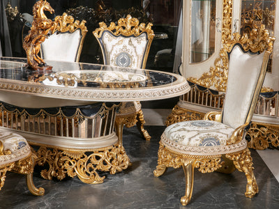 Tac Mahal MyL Traditional 6 Person Dining Room Set