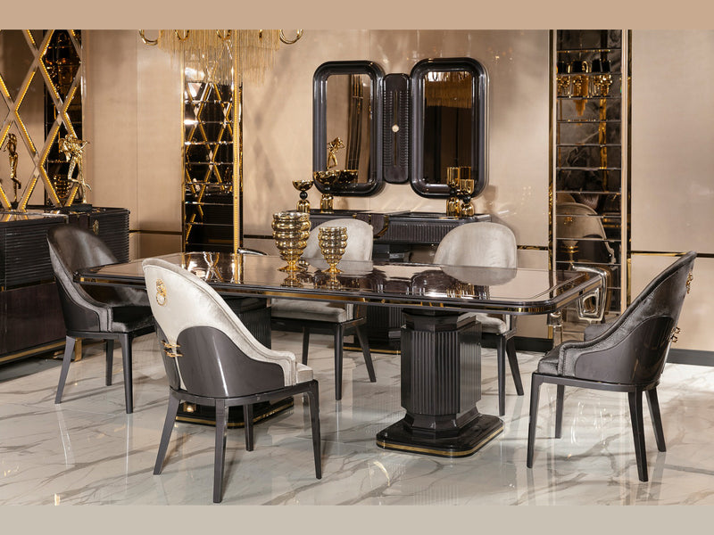 Monna MyL 6 Person Traditional Dining Room Set