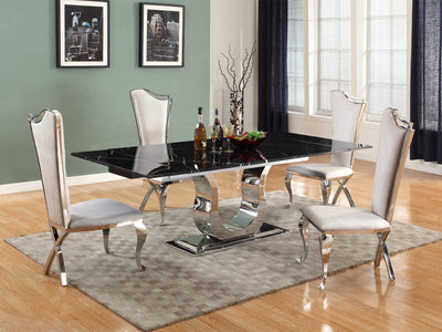 Nadia 87" / 63" Wide Extendable Dining Table