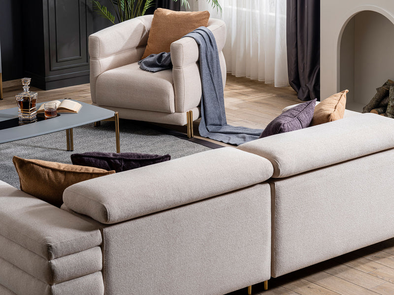 Petra Square Arm Sofa