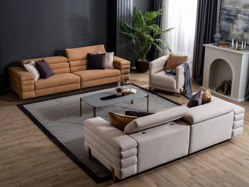 Petra Square Arm Sofa