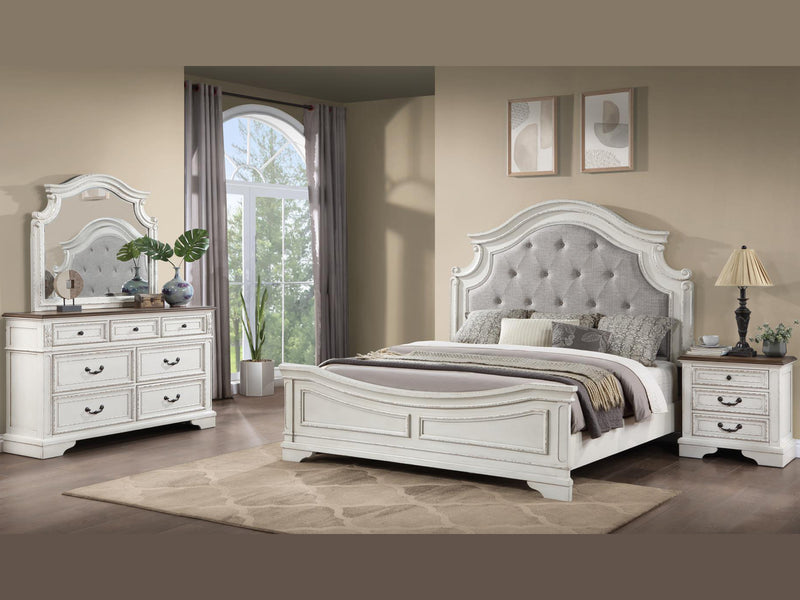 Noble 62" Wide 7 Drawer Dresser With Mirror